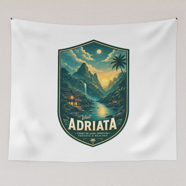 Item preview, ACOTAR Adriata Summer Court Nature Landscape designed and sold by FrontierCosmic.