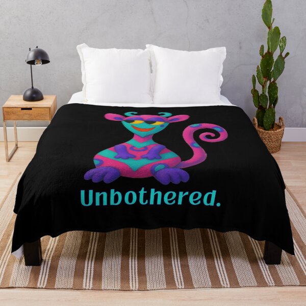 Item preview, Unbothered - Cute Chill Monster with Attitude designed and sold by PatykArt.