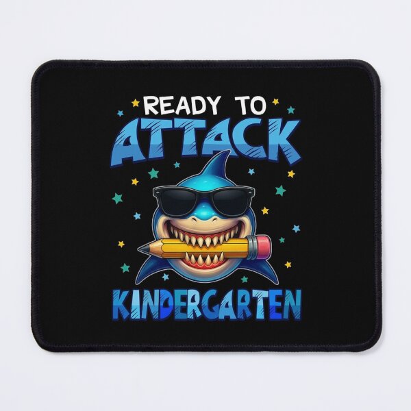 Item preview, Ready to Attack Kindergarten Shark First Day of School Boys T-Shirt designed and sold by ChockletBoy.