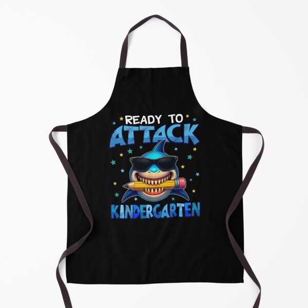 Item preview, Ready to Attack Kindergarten Shark First Day of School Boys T-Shirt designed and sold by ChockletBoy.