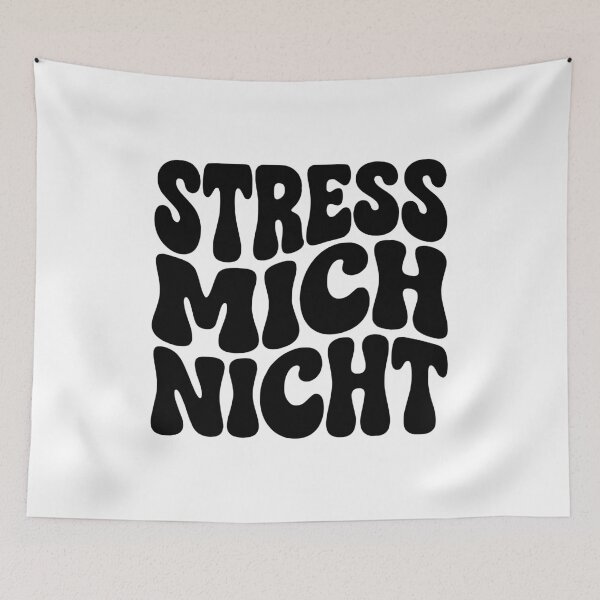 Item preview, Stress Mich Nicht German Stay Chill and Relax designed and sold by AntiqueImages.