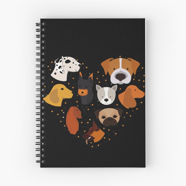 Item preview, Dog Breed Heart Faces Dot Outline Art designed and sold by GiaoCalonas.