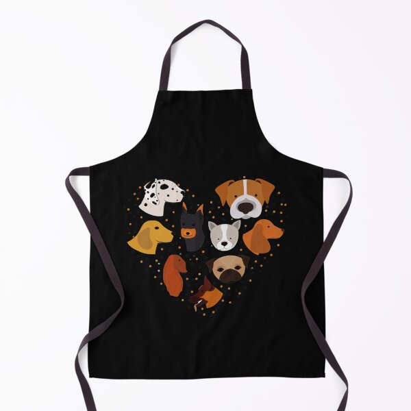 Item preview, Dog Breed Heart Faces Dot Outline Art designed and sold by GiaoCalonas.