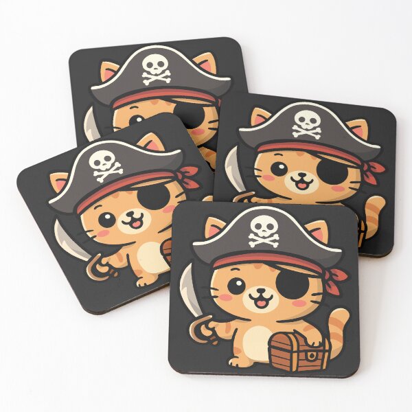 Item preview, Cute Pirate Cat designed and sold by Ghost on Toast.