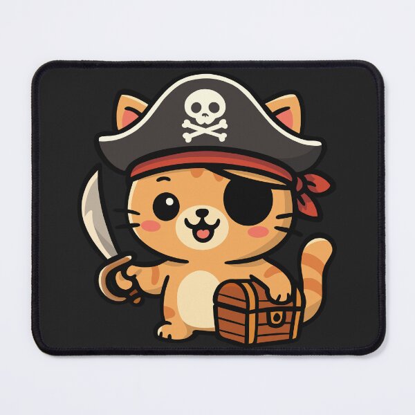 Item preview, Cute Pirate Cat designed and sold by Ghost on Toast.