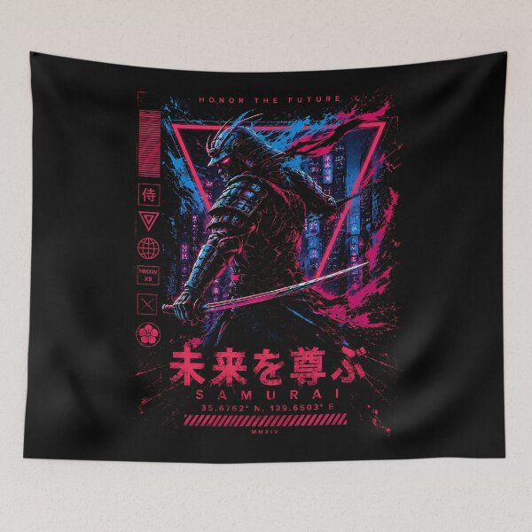 Item preview, neon samurai designed and sold by TerryChurch.