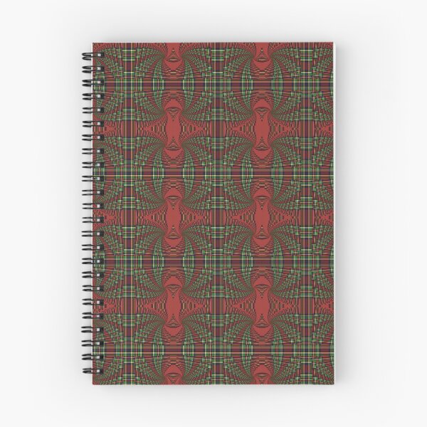 Item preview, Royal Stewart Tartan Droste Tunnel Fract-art-an (Pattern) designed and sold by Cathedral of Curiosity.