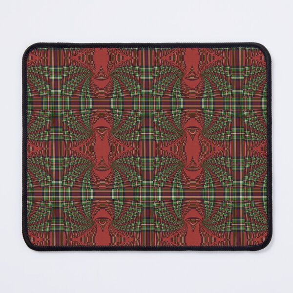 Item preview, Royal Stewart Tartan Droste Tunnel Fract-art-an (Pattern) designed and sold by Cathedral of Curiosity.