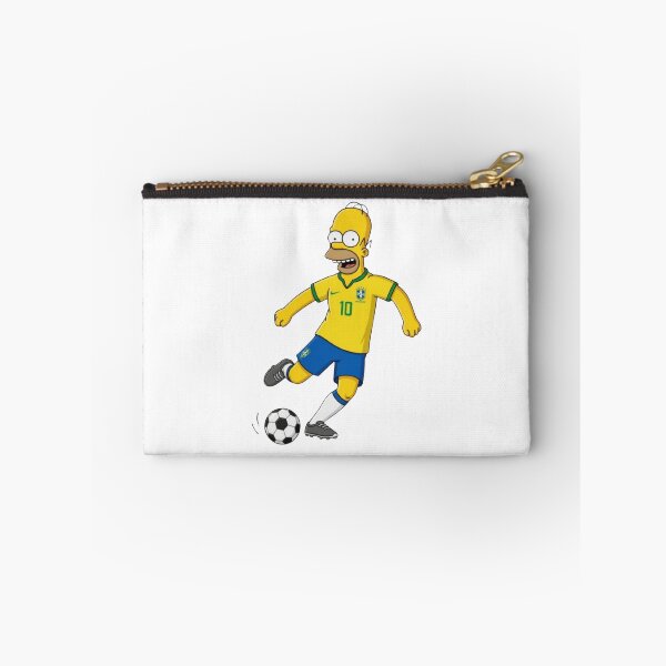 Item preview, Homer Simpson Soccer Player Brazil Jersey Number 10 designed and sold by annaarthk.