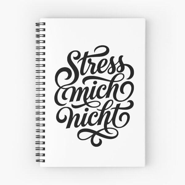Item preview, Stress mich nicht German Saying No Stress designed and sold by AntiqueImages.