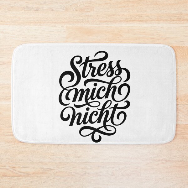 Item preview, Stress mich nicht German Saying No Stress designed and sold by AntiqueImages.