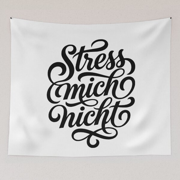 Item preview, Stress mich nicht German Saying No Stress designed and sold by AntiqueImages.