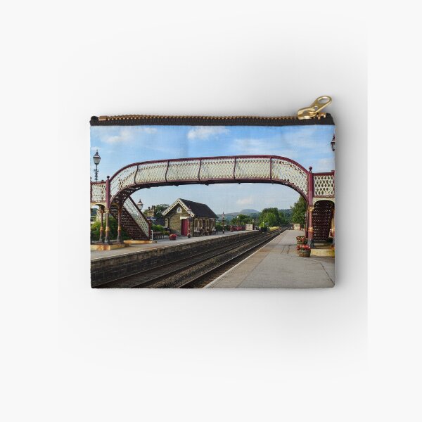 Item preview, Historic Footbridge at Settle Railway Station Yorkshire Dales designed and sold by ArtworkNorth.