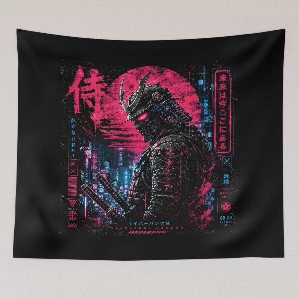 Item preview, neon samurai designed and sold by TerryChurch.