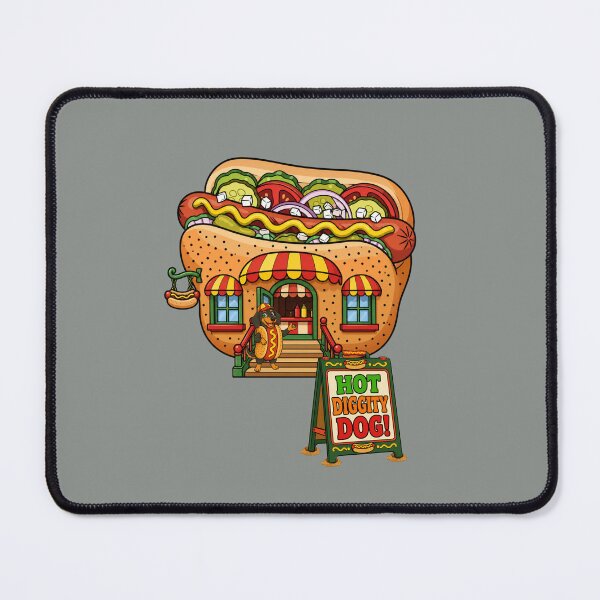 Item preview, Hot Diggity Dog – Funny Hot Dog Shop designed and sold by Aimetoi.