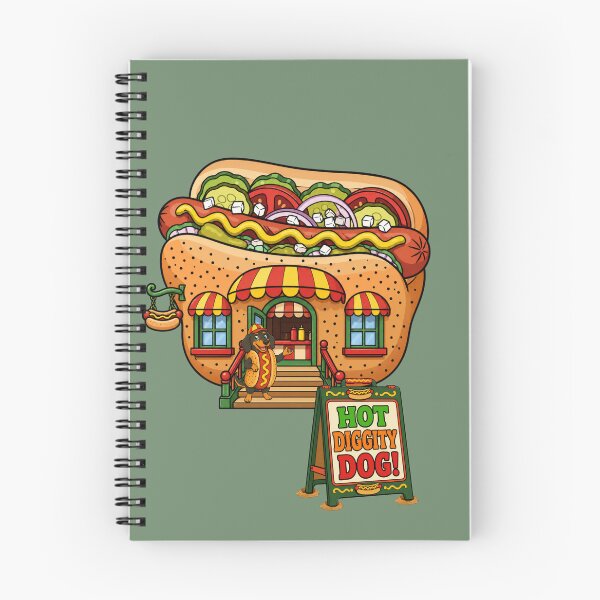 Item preview, Hot Diggity Dog – Funny Hot Dog Shop designed and sold by Aimetoi.