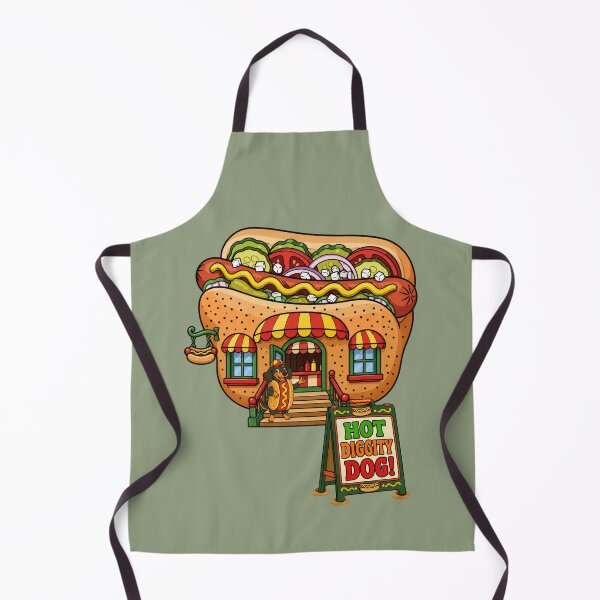 Item preview, Hot Diggity Dog – Funny Hot Dog Shop designed and sold by Aimetoi.