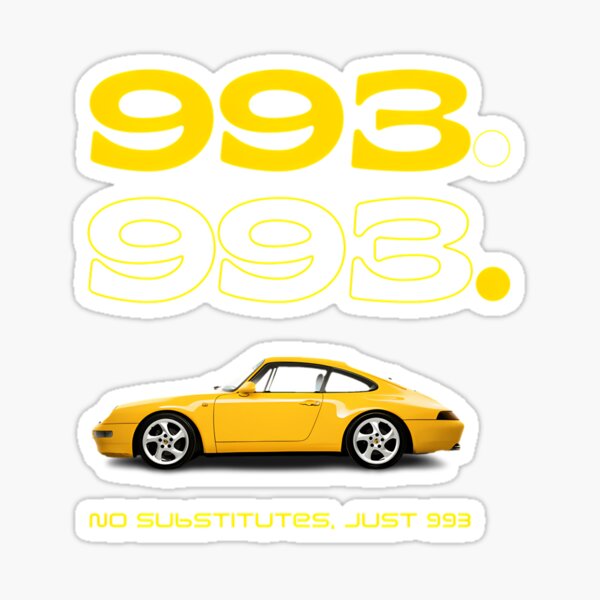 Item preview, Porsche 993 No Substitutes Car designed and sold by Ree-Shirt.