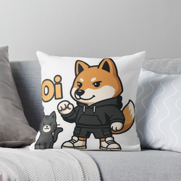 Item preview, Oi Streetwear Shiba Inu And Black Cat designed and sold by a575642903.