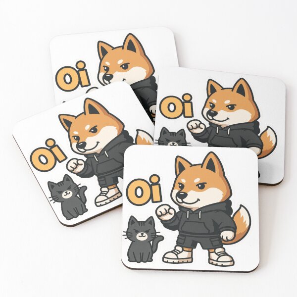 Item preview, Oi Streetwear Shiba Inu And Black Cat designed and sold by a575642903.