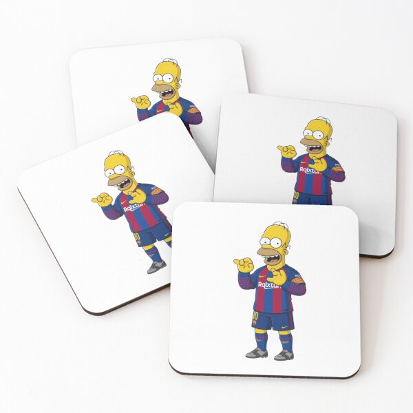 Item preview, Homer Simpson FC Barcelona Number 10 Fan Art designed and sold by annaarthk.