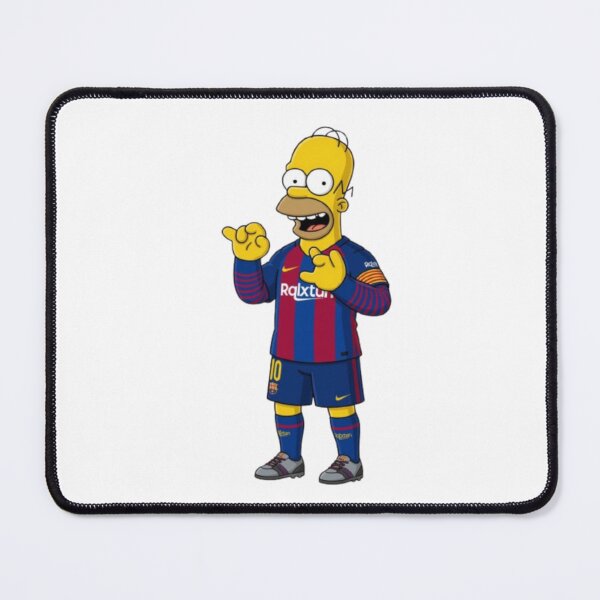 Item preview, Homer Simpson FC Barcelona Number 10 Fan Art designed and sold by annaarthk.