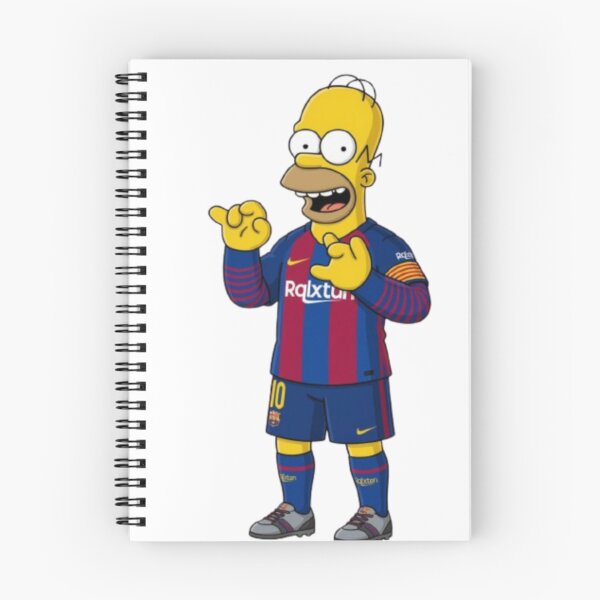 Item preview, Homer Simpson FC Barcelona Number 10 Fan Art designed and sold by annaarthk.
