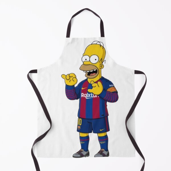 Item preview, Homer Simpson FC Barcelona Number 10 Fan Art designed and sold by annaarthk.