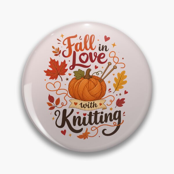 Item preview, Fall in Love with Knitting designed and sold by Pixel-Lair.