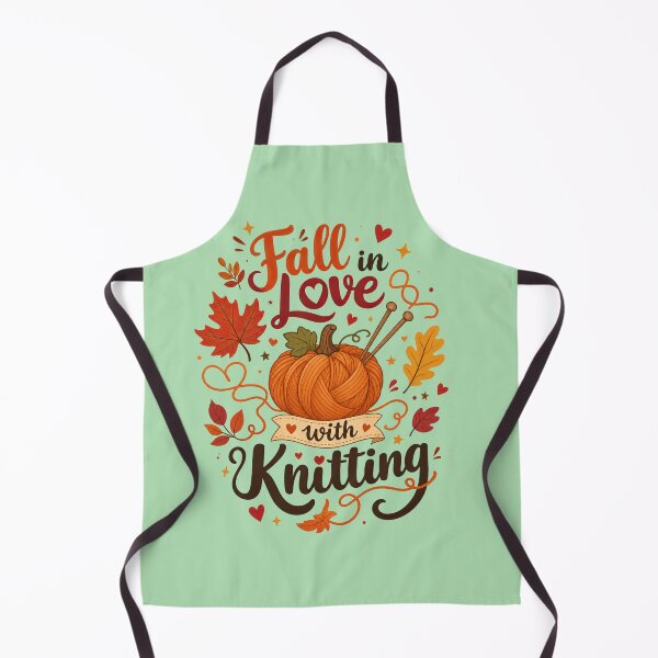 Item preview, Fall in Love with Knitting designed and sold by Pixel-Lair.