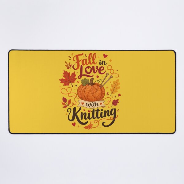 Item preview, Fall in Love with Knitting designed and sold by Pixel-Lair.