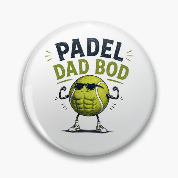 Item preview, Padel Dad Bod | Funny Padel Shirt  designed and sold by Rikas-art.