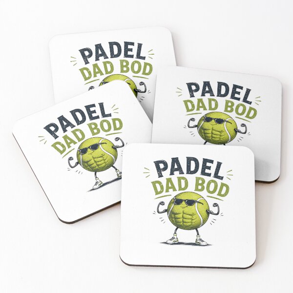 Item preview, Padel Dad Bod | Funny Padel Shirt  designed and sold by Rikas-art.