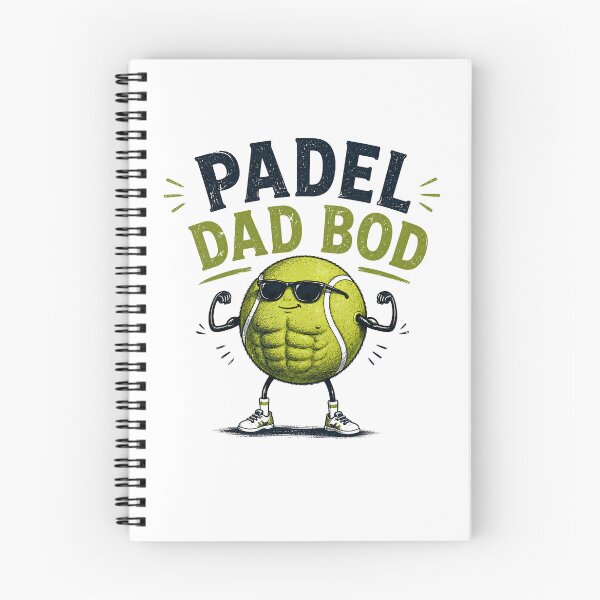 Item preview, Padel Dad Bod | Funny Padel Shirt  designed and sold by Rikas-art.