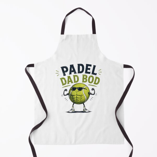 Item preview, Padel Dad Bod | Funny Padel Shirt designed and sold by Rikas-art.