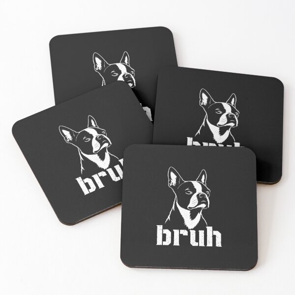 Item preview, Bruh Funny Boston Terrier Meme Graphic Dog Owners Lovers designed and sold by ChaosColorCo.