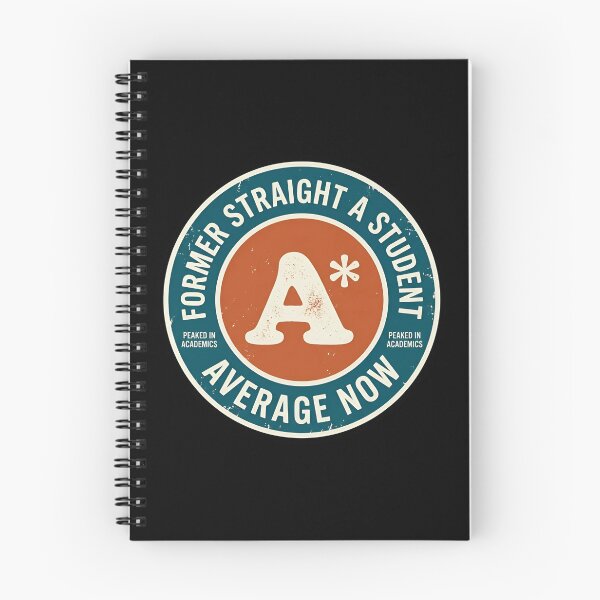 Item preview, Former Straight A Student Average Now Vintage Badge designed and sold by DuckOddity.