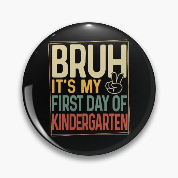 Item preview, Bruh Its My First Day of Kindergarten Back to School Boy Kid T-Shirt designed and sold by ChockletBoy.