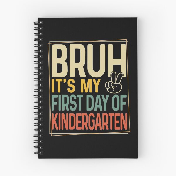 Item preview, Bruh Its My First Day of Kindergarten Back to School Boy Kid T-Shirt designed and sold by ChockletBoy.