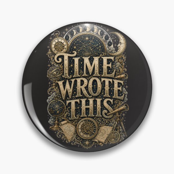 Item preview, Time Wrote This – Vintage Celestial Astronomy & Cosmic Time designed and sold by Golden Era Studio.