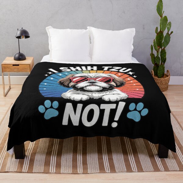 Item preview, I Shih Tzu Not Dog Sunglasses Retro Sunset designed and sold by GiaoCalonas.