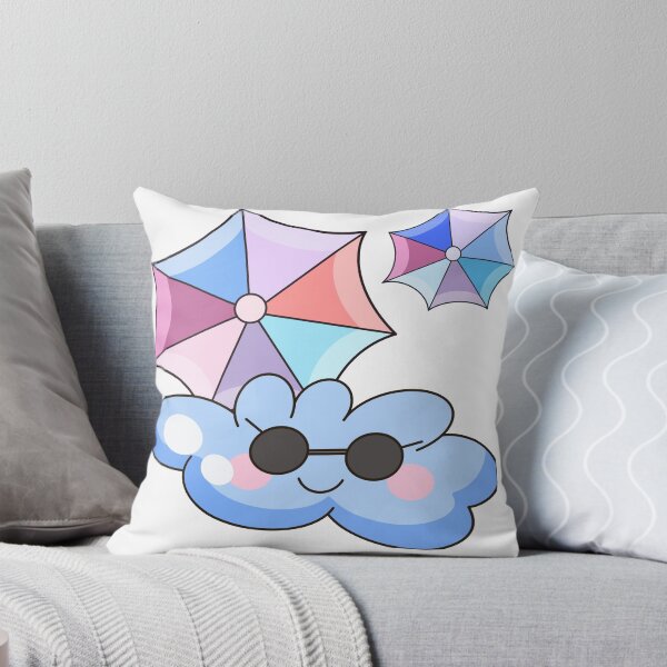Item preview, Cute Hand Drawn Cloud Pastel Umbrella designed and sold by Porpor Artwork.