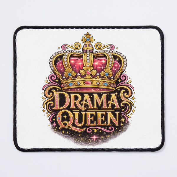 Item preview, Drama Queen Crown Pink & Gold Jeweled Queen Design designed and sold by Jack W Art.
