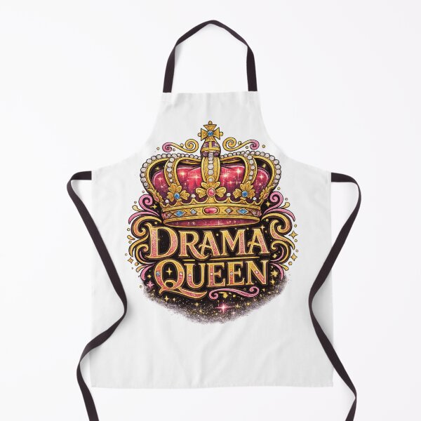Item preview, Drama Queen Crown Pink & Gold Jeweled Queen Design designed and sold by Jack W Art.