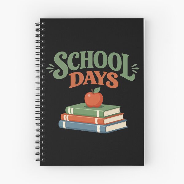 Item preview, School Days Books & Apple – Classroom Gift designed and sold by stylishdzign.