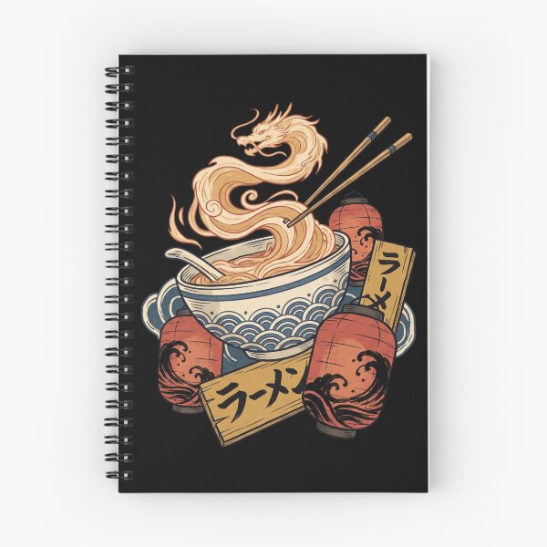 Item preview, Vintage Japanese Ramen Bowl Dragon Art designed and sold by TheOctopusArt.