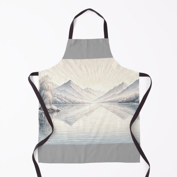 Item preview, Radiant Horizon: Minimalist Mountain Sunrise designed and sold by jo-e-basta.