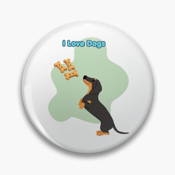 Item preview, Cute dachshund begging for dog treats designed and sold by CreationSpace3005.