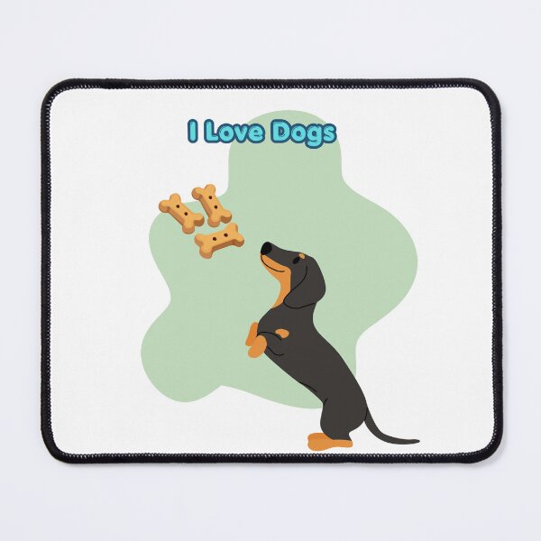 Item preview, Cute dachshund begging for dog treats designed and sold by CreationSpace3005.