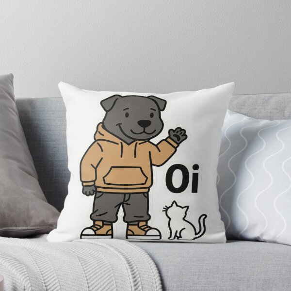 Item preview, Oi Streetwear Gray Dog And White Cat designed and sold by a575642903.